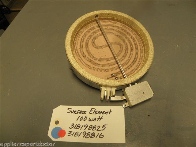 STOVE 318198816 318198825 element 100 Watt USED PART STOVE 318198816 318198825 element 100 Watt USED PART